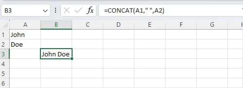 CONCAT: Combine Text