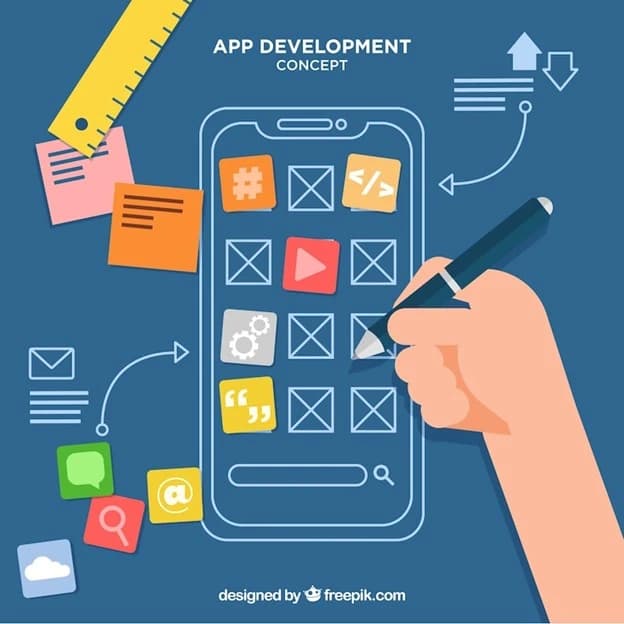 How to develop an app with no experience -app-design-sketch