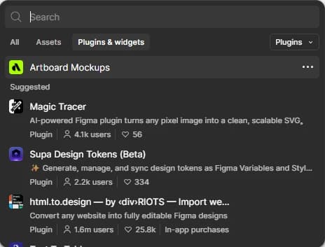 Install Figma Plugins